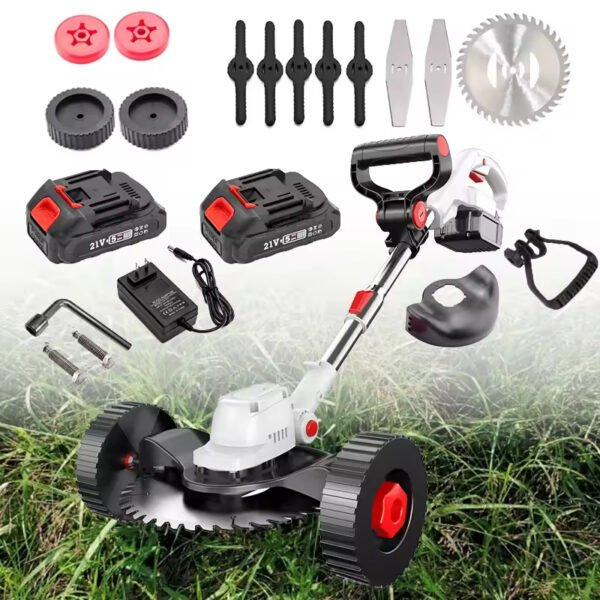 Wellgain Adjustable Length Telescopic Electric Grass Trimmer