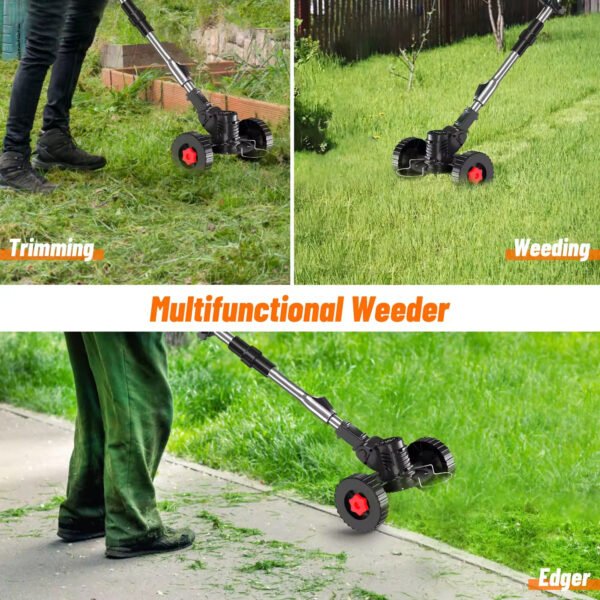 Wellgain Adjustable Length Telescopic Electric Grass Trimmer - 图片 6