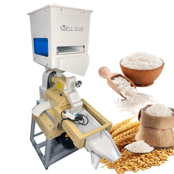 RICE MILL  WITH VIBRATING SCREEN AND STONE REMOVER